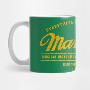 Vintage Gold Manny's Music 1935 Mug